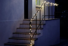 Lyskæde Basis m/snebolde 100 LED 9,9 meter